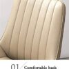dining chair Kitchen Dining Room Furniture Chairs Modern Dining Chairs Set Of 4 Kitchen Living Room Chairs Artificial Leather Soft Seat and Golde