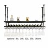 Stylish Simplicity Down Wine Rack Vintage Wrought Iron Wine Rack Home Goblet Rack Multifunctional Storage Rack - Restaurant Kitchen Bar Floating