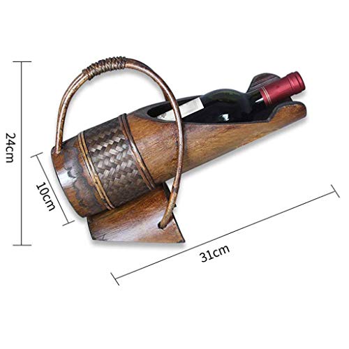 CZDYUF Wine Rack - Rack Decoration Creative Wine Glass Shelf Wood Retro Wine Display Rack