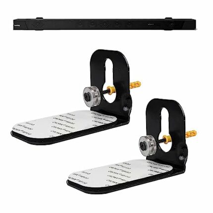 Alyphyly Universal Sound Bar Mounts Wall Mount Kit Soundbar Mounting Bracket for Soundbar Wall Mount Brackets with Hardware Kit
