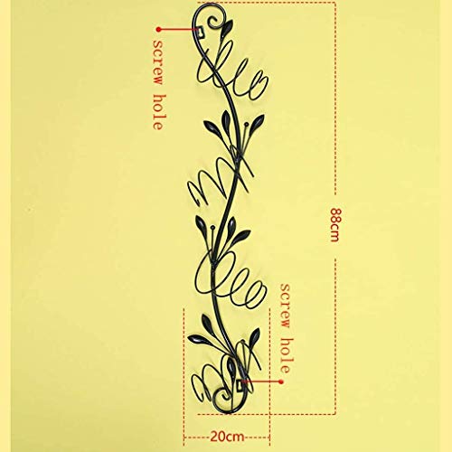 CZDYUF European Creative Bar Counter Wine Rack, Wall Wine Rack Wall Hanging Wine Rack, Black