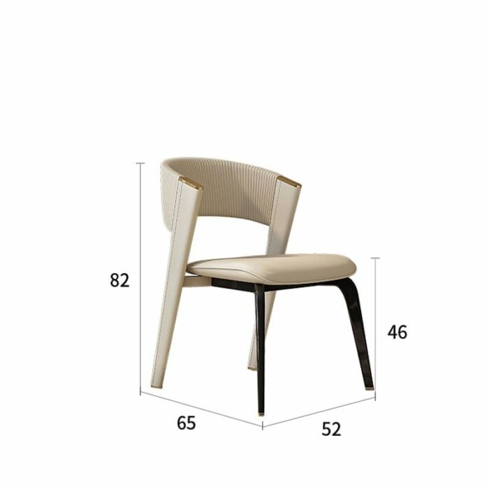 LXXSH Dining Chairs Backrest Dining Room Metal Chairs Kitchen Furniture Lounge Chair