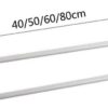 Bathroom Space Aluminum Wall Towel Rack Bathroom Towel Rack Shelf Storage Rack Single Rod Bathroom Shower Rack (Gold + White) Tower Hanger/50Cm