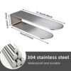 AWAVM Hand Towel Holder Self Adhesive,Towel Rail,towel rack,Stainless Steel Towel Rail for Bathroom
