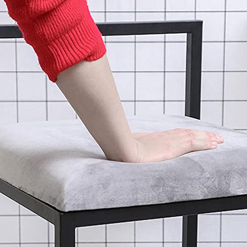 RTYHN 2 PCS Bar Chairs, High Stools, Velvet Bar Stools, 65 cm Seat Height Modern Chairs for Kitchen Counter Dining Room Pub Comfortable And Soft