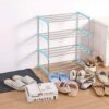 DINGZZ Simple Multi Layer Shoe Rack Stainless Steel Easy Assemble Storage Shoe Cabinet Shoe Rack Hanger Home Organizer Accessories