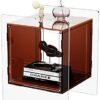 solaround Acrylic Nightstand Colorful Bedside Table with Open Storage Shelf,Clear Side Table for Living Room (1, Clear)