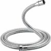 GRIFEMA COMPLENTO-G851 1/2 Inch 1.5m Shower Hose Made of Stainless Steel, Anti-Kink & Anti-Explosion and Leak Proof Hose Pipe, Silver/Chrome