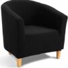 Tub Chair Covers for Armchairs, Armchair Covers Stretch Tub Chair Cover Removable Washable Sofa Couch Cover for Bar Counter Living Room Reception