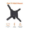 Amazon Basics Fixed Flat TV Wall Mount for 12 - 40 inches TVs and VESA 200 x 200, Black