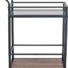DINGZZ Kitchen Trolley 3/4 Tier Bedroom Snacks Cart Bathroom Storage Rack With Wheels Househlod Standing Shelf