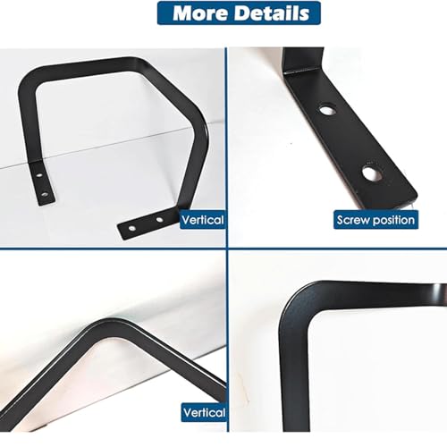 Huaxingda Non Slip Mattress Gripper - Metal Mattress Non Slip Gripper with 8 Screws - Sturdy Murphy Bed Kit, Strong Anti Slip Mattress Gripper fo