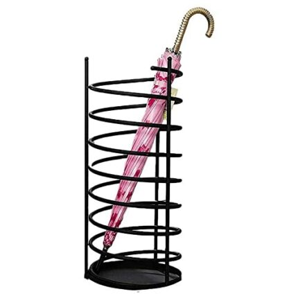 HIGOH Umbrella Stands Rack Household Umbrella Stand Metal Umbrella Stand Mesh Wrought Iron Storage Rack Hotel Lobby Home Umbrella Bucket