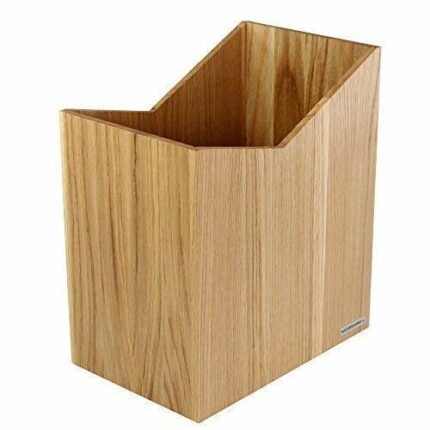 Naturehome Waste Basket Script from Oak Garbage Wood Without Lid Office Bath Living Room Modern Waste Paper Bin Natural Oiled