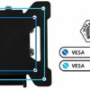 Mount-It! Tilting TV Wall Mount Bracket for Small TV and Computer Monitors, Low-Profile Design with Quick Release Function, Fits 24, 27, 30 and 3