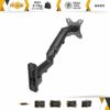 RICOO PC Monitor Wall Mount Height Adjustable Gas Spring Swivelling Tilting for 17-27 Inch Screen S4411 Monitor Mount VESA 75 x 75 100 x 100 mm