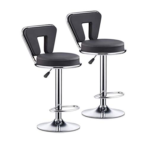 DINGZZ Solid Wood Bar Chair Household High Stool Reception Chair Simplicity Bar Nordic Barstool Backrest Stool Coffee Chair