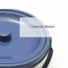 Toilet Stool for Elderly, Toilet, Home Seat, Folding Shower Chair with Padded Arms / Backrest, Non-Slip Leg Pad
