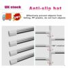 Wall Mounted Towel Bar Swivel Towel Rack Stainless Steel Bar 5-Arm Hanger Holder