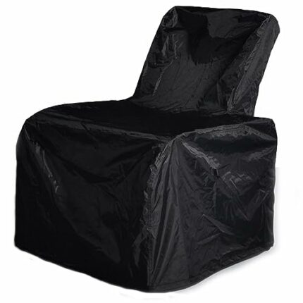 ATR ARTTOREAL Garden Chair Covers Waterproof,Outdoor Patio Furniture Chair Protective Storage Cover, Heavy Duty Stacking Chair Cover Fits up to 8
