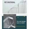 Rehomy Clear Stackable Plastic Refrigerator Rack Water Bottle Holder Storage Organizer for Champagne Water Bottles