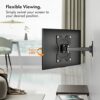 VonHaus TV Wall Bracket for 23-43" Screens, Articulating TV Bracket, Wall Mount with Full Tilt Swivel & Extension, 35kg Capacity, Max VESA: 200x2