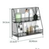 QUIM Storage Rack Toilet Bathroom Washstand Shelf Multi-layer Desktop Pool Gap Bracket