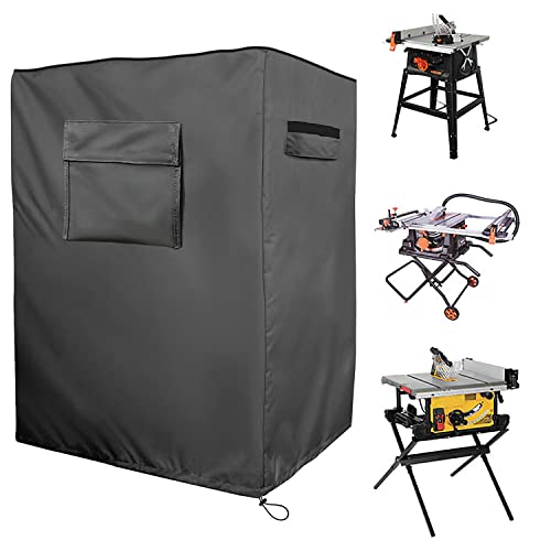 Cover for Table Saw, 600D Oxford Cloth,Effective Protection tablesaw from Water and dust,Black (89 * 69 * 116 cm)