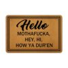 Ytanie Welcome Mats for Front Door Outdoor Entry Sorry The Dog is A Twat Doormat Non Slip Rubber Mat for Home Indoor Farmhouse Funny Kitchen Rugs