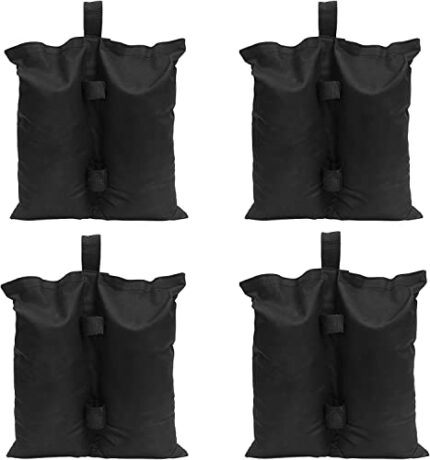 yeesport 4pcs Weight Bags for Gazebo (Max Hold 100lb), Canopy Tent Weight Sandbags, Heavy Duty Weighted Feet Bags for Instant Leg Canopy Tents, I