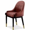 dining chair Kitchen Dining Room Furniture Chairs Faux Matte Suede Leather Armrests Backrest Dining Chairs For Office Lounge Kitchen Bedroom (Col