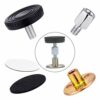 Dulau 4 Pcs Adjustable Threaded Bed Frame Anti-Shake Tool, Headboard Stoppers Bedside Anti Shake Telescopic Support Stabilizer, Bedside collision