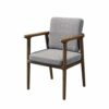 LXXSH Wooden Dining Chair Table Kitchen Designer Arm Chair Living Room Balcony Office Household Items