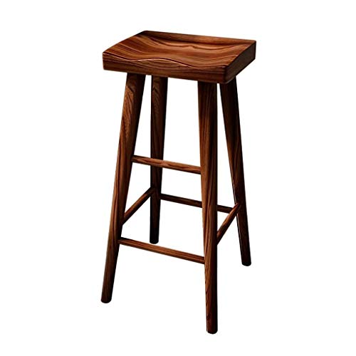 SDFGH Nordic light luxury bar chair simple net red bar stool front desk cafe restaurant leisure back high stool (Color : Argento)