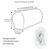 NEKOSUKI Arm Rest Covers Set, Chenille Arm Covers for Chairs and Sofas Anti-Slip Couch Armrest Covers with Pins, Furniture Armrest Protector for