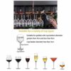 Stylish Simplicity Ceiling Stylish Simplicity Wine Rack Simple Creative Living Room Display Inverted Goblet Rack Bar Restaurant Kitchen Floating