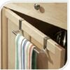 Towel Bar Rail over Door Hanger Hook Kitchen Tea Towel Holder Towel Rail for Kitchens Bathrooms