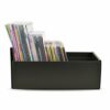 3L DVD/CD/Blu Ray Storage Box For Sleeves - Boxes For DVD Sleeve and CD Pocket Storage - Black - 10290
