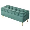 shoe storage bench ottoman Storage Benches Upholstery storage Ottoman bench, Rectangle End Of Bed Bench,Modern storage Bench Tufted Foot Rest Sto