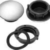 2 Pack Kitchen Sink Hole Cover - Stainless Steel Sink Tape Hole Plate Stopper Cover, Bathroom Faucet Hole Cover, Faucet Hole Cover Sink Hole Plat