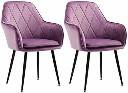 dining chair Kitchen Dining Room Furniture Chairs Dining Chairs Set Of 2 Kitchen Dining Room Leisure Room Corner Chairs Velvet Reception Chairs W