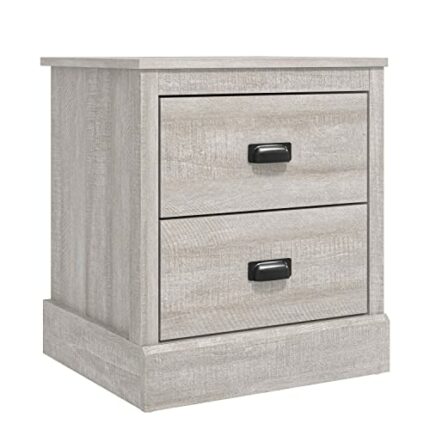 Galano Bristol 2 Drawer Bedside Table - Small Side Table, Organizers and Storage Cabinet for Hallway, Entryway or Bedroom Storage - W47.0 x D40.0