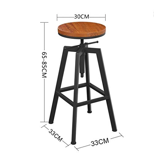 SDFGH Bar Stool Chairs High Chair Simple Wrought Iron Bar Chair Gold Stool Dining Chair Nordic Pub Accessories Leisure