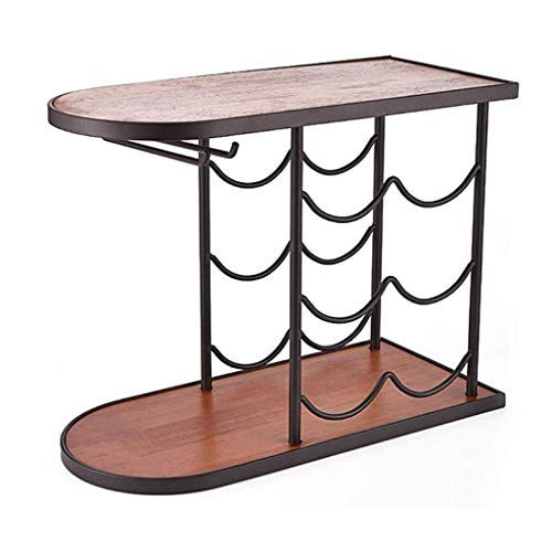 CZDYUF Nordic Creative Wine Rack, Decoration Living Room Household Wine Storage Rack Iron Wine Bottle Rack