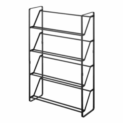 Yamazaki Shoe Rack, Alloy Steel, Black, One Size