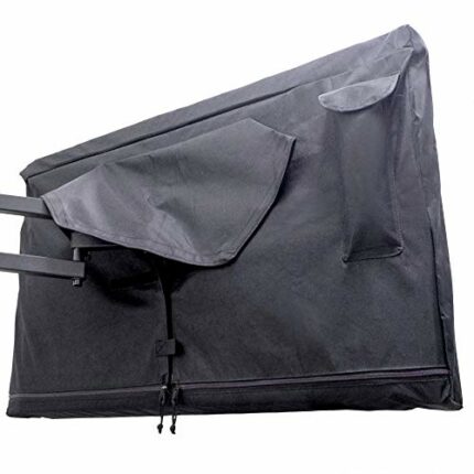 Bozzcovers Outdoor TV Cover 70-75 inch - WITH ZIPPER, Weatherproof, Waterproof 360 degrees protection, Soft Non Scratch Interior - Black