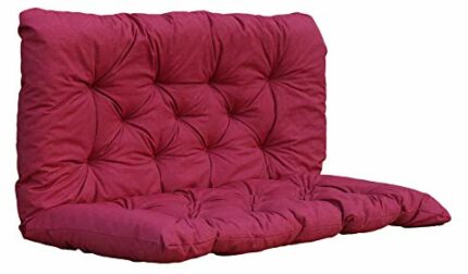 Ambientehome Set of 1 Bench Cushions - 120 x 98 x 8 cm - Red