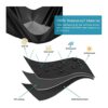 ZXFYHD Garden Furniture Cover Patio,Furniture Covers Oxford Fabric 600D Furniture Dustproof Cover For Rattan Table Cube Chair Sofa Waterproof Rai