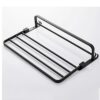 QUANJJ Towel Rack Shower Holder Bathroom Accessories Folding Organizer Hook Hanger Aluminum Storage Shelf