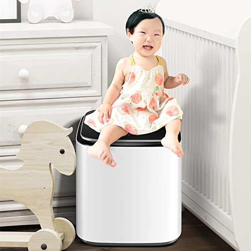XYZMDJ Portable Washer and Dryer Machine Cooking, Washing and Drying Desktop Washing Machine (Color : White)